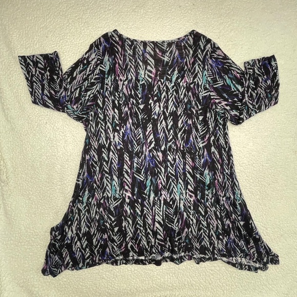 Women’s 1X Spense Multi Color Top - Picture 2 of 13